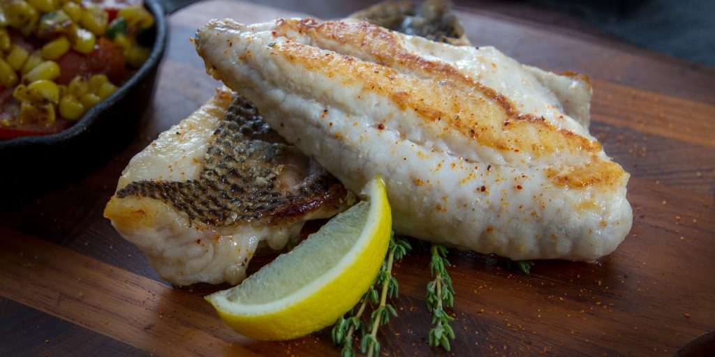 Crispy Pan-Seared Snapper (or Your Choice of Lombardi’s Fresh Fish)